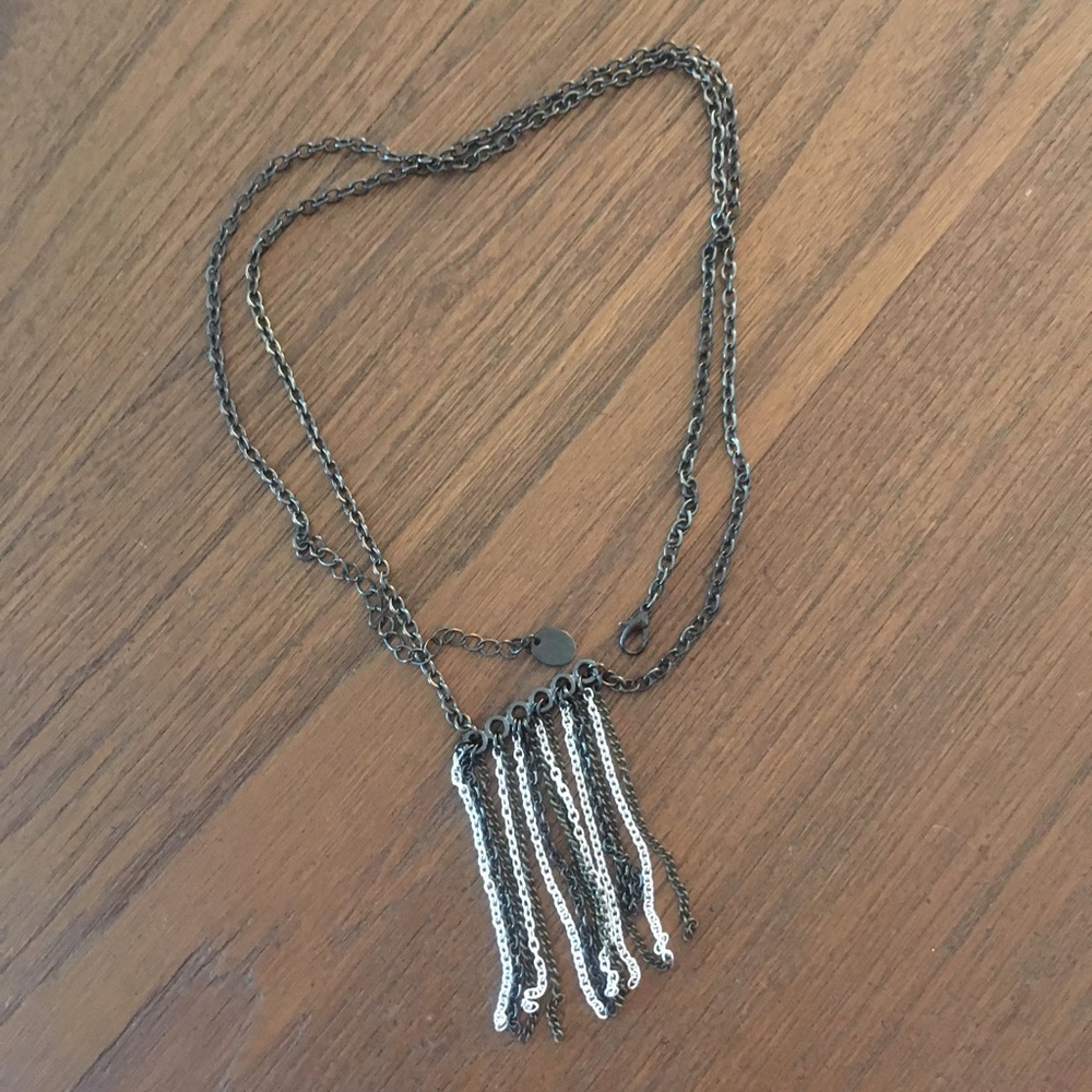 Modern chain necklace